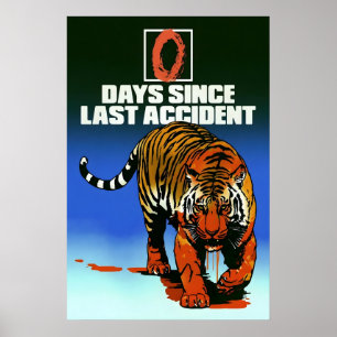 Affiche Résumé japonais 0 jour depuis le dernier accident