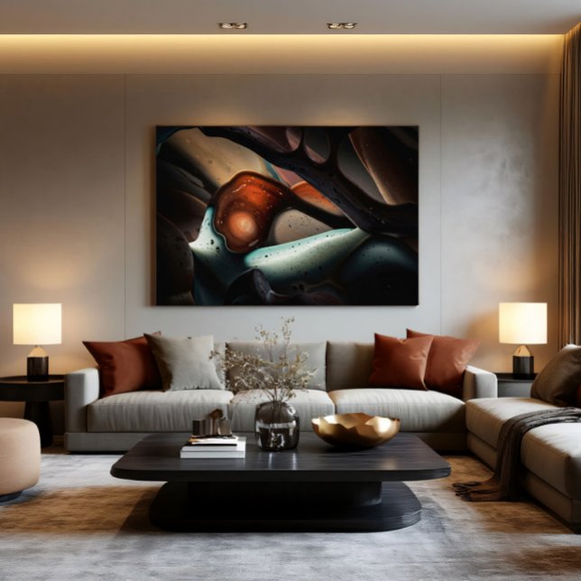 Affiche Résumé Sci-Fi lumineux (Créateur téléchargé)