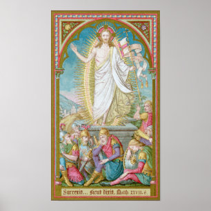Affiche Résurrection du Christ Jésus (SAU 041)