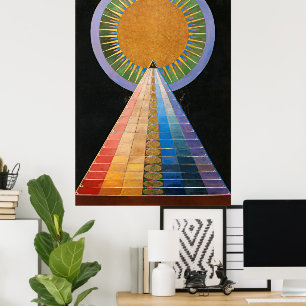 Affiche Retable, Groupe X, No.1 par Hilma af Klint