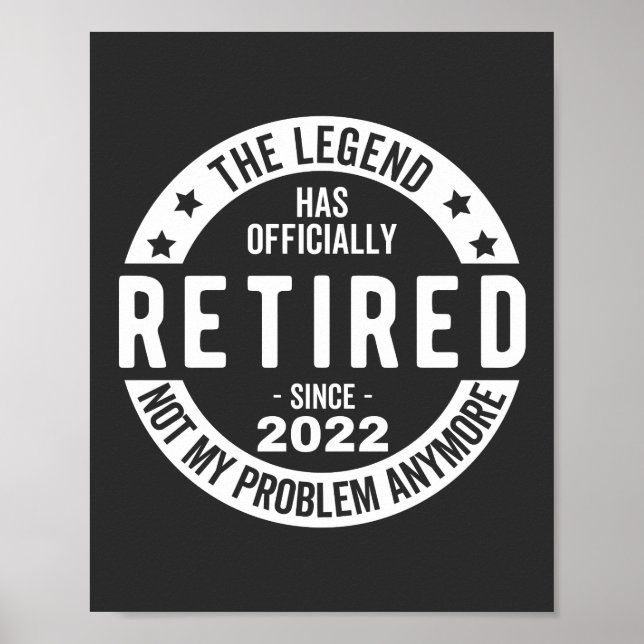 Affiche Retired (Devant)