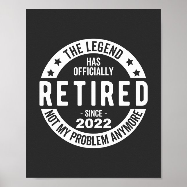Affiche Retired (Devant)