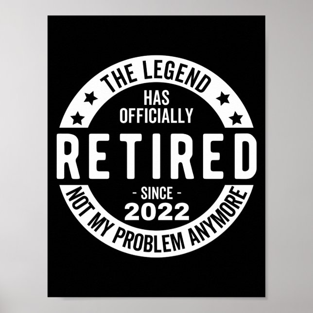 Affiche Retired (Devant)
