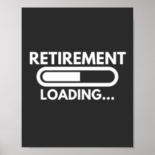 Affiche Retirement loading progress for all employees