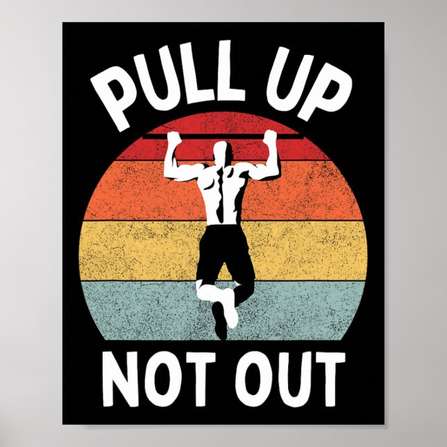 Affiche Retirer vers le haut pas de la musculation de la c (Devant)