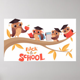 Affiche Retour À La Chouette De L'École