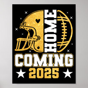 Affiche Retour à la maison 2025 Hoco Football Maman Fille