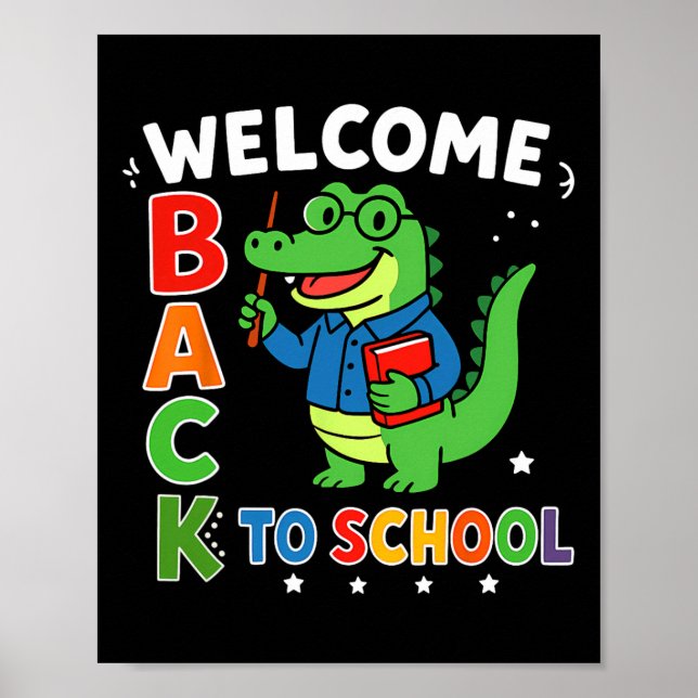 Affiche Retour à l'école Cadeaux d'appréciation pour les e (Devant)