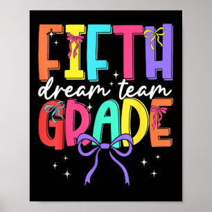 Affiche Retour À L'École Cinquième Année Dream Équipe Ense