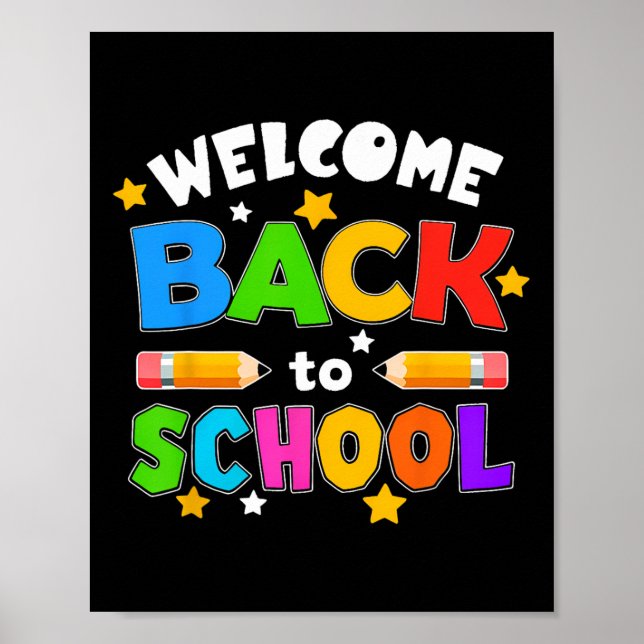 Affiche Retour à l'école drôle professeur étudiants amour (Devant)
