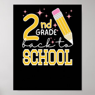 Affiche Retour À L'École En Deuxième Année