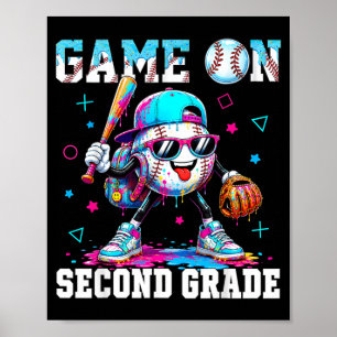 Affiche Retour à l'école Jouons à la 2e deuxième année