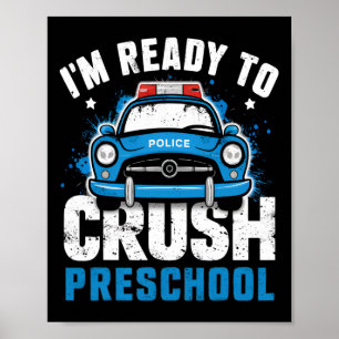 Affiche Retour à l'école Premier jour de la maternelle Voi