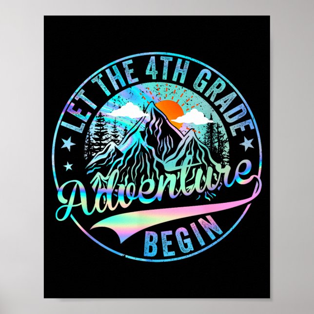 Affiche Retour à l'école, que l'aventure de 4e année comme (Devant)
