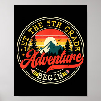 Affiche Retour à l'école, que l'aventure de cinquième 5e c