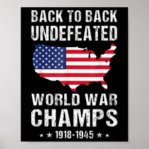 Affiche Retour À Retour La Guerre Mondiale Indéférée Champ
