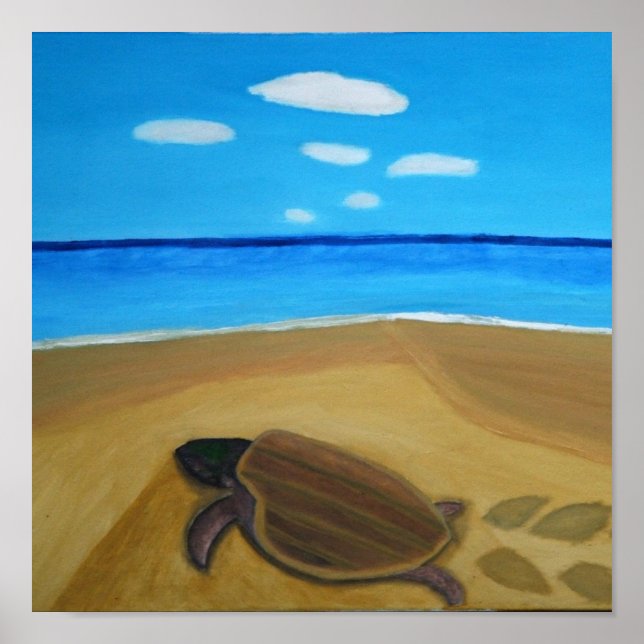 Affiche Retour de l'affiche de la tortue (Devant)