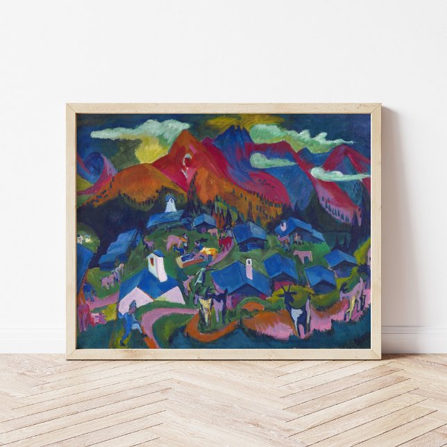 Affiche Retour des animaux | Ernst Ludwig Kirchner (Créateur téléchargé)