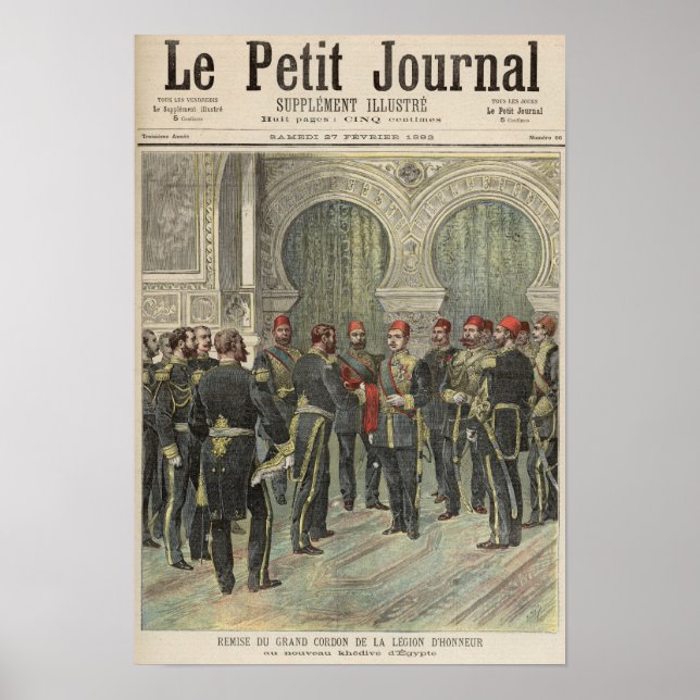 Affiche Retour du Grand Cordon de la Légion (Devant)