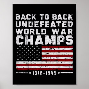 Affiche Retour Retour Retour Guerre Mondiale Indéférée Cha