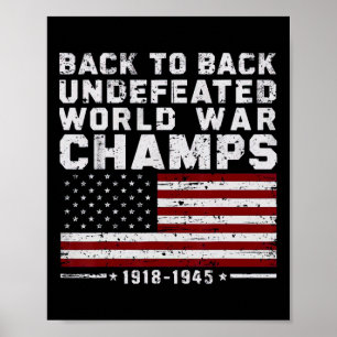 Affiche Retour Retour Retour Guerre Mondiale Indéférée Cha