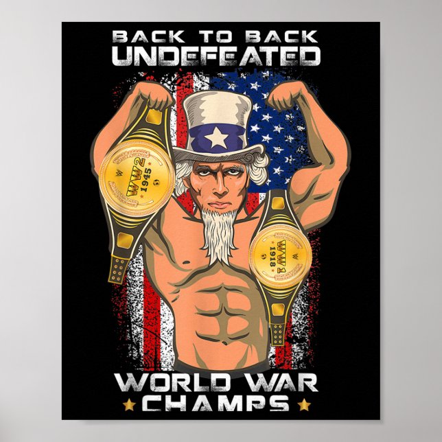 Affiche Retour Retour Retour Indéfectible Guerre Mondiale  (Devant)