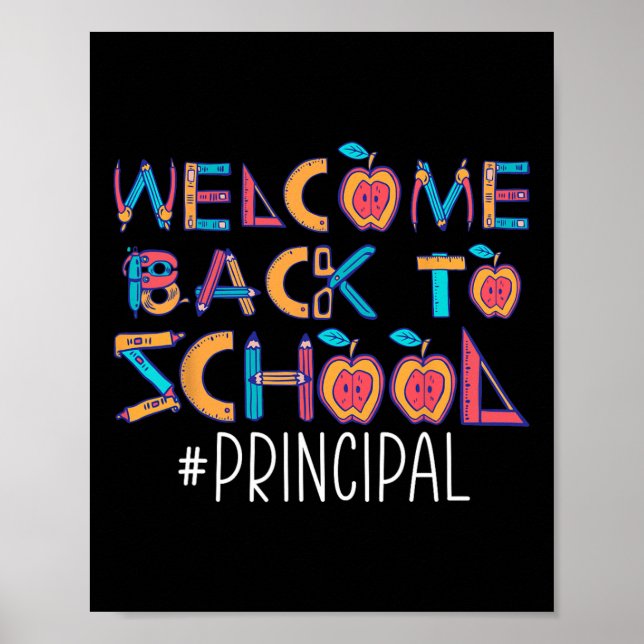 Affiche Retourner À L'École Principal (Devant)