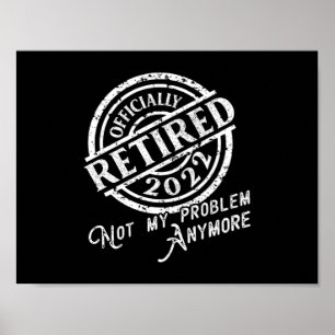 Affiche Retraite officielle 2022 Parti de retraite Retrait