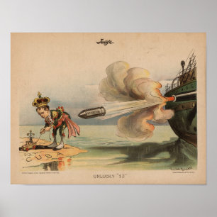 Affiche Rétribution contre l'Espagne