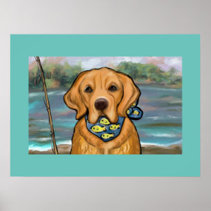 Affiche Retriever doré