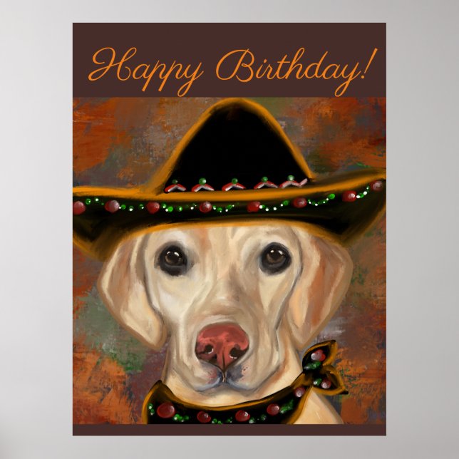 Affiche Retriever du Labrador    (Devant)