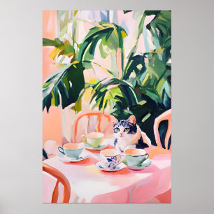 Affiche Rétro American Shorthair, Américain