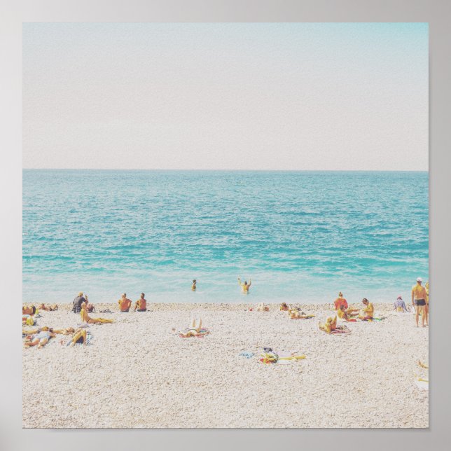 Affiche Retro Beach (Devant)