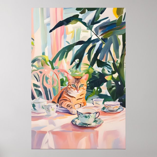 Affiche rétro Bengale, peinture à l'huile Bengale, (Devant)