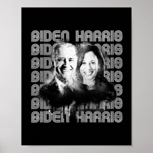 Affiche Retro Biden Harris Pride