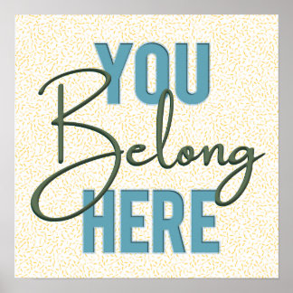 Affiche Rétro Bienvenue Événement/Confort de l'Église