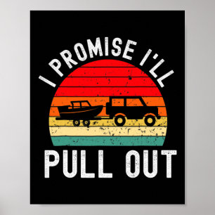 Affiche Rétro Boat Hommes Drôle Bateau Capitaine Hate Pull