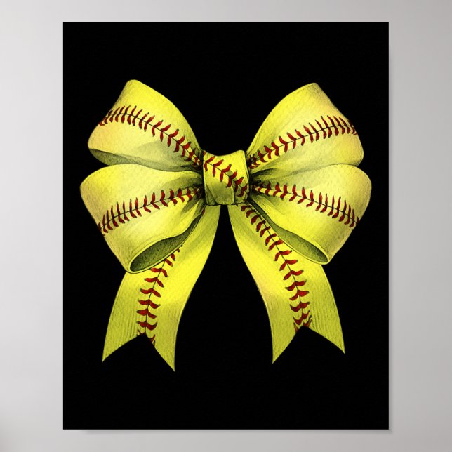 Affiche Rétro Bow Coquette Douce Maman Mère Maman Sport (Devant)