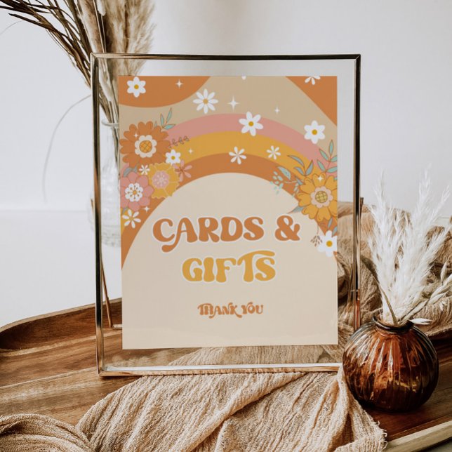 Affiche Retro cartes bébé super et cadeaux (Créateur téléchargé)