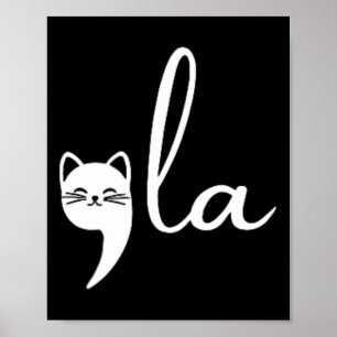 Affiche Retro Cat Comma La Kamala Harris Pour Président 20