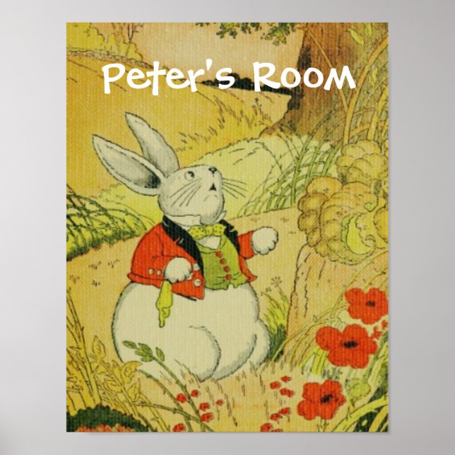 Affiche Retro Children's Illustration Texte modifiable (Devant)