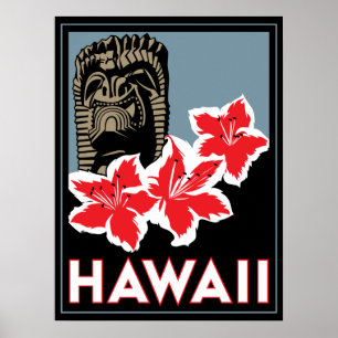 affiche rétro de l'art déco aux états-unis