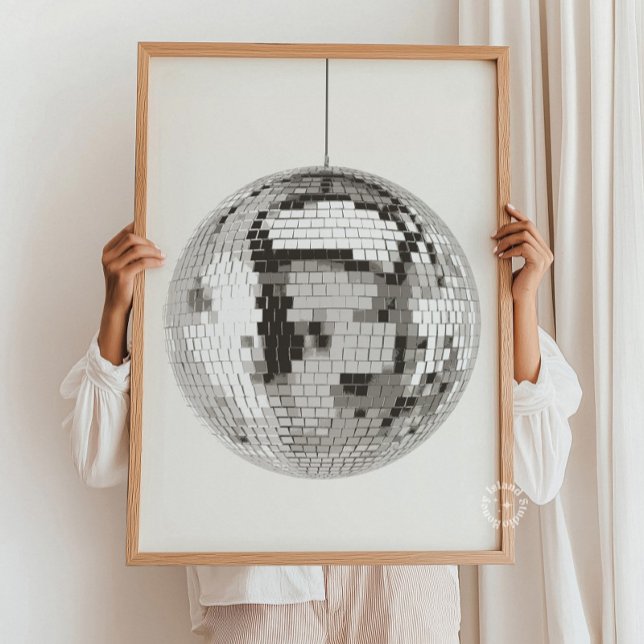 Affiche Retro Disco Ball Wall Art (Créateur téléchargé)