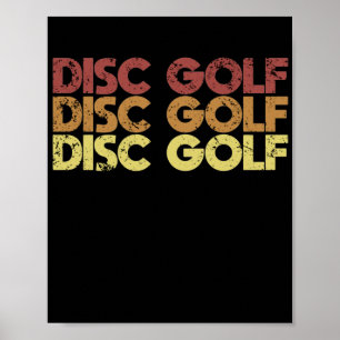 Affiche Retro Disk Golf