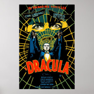 Affiche Retro Dracula