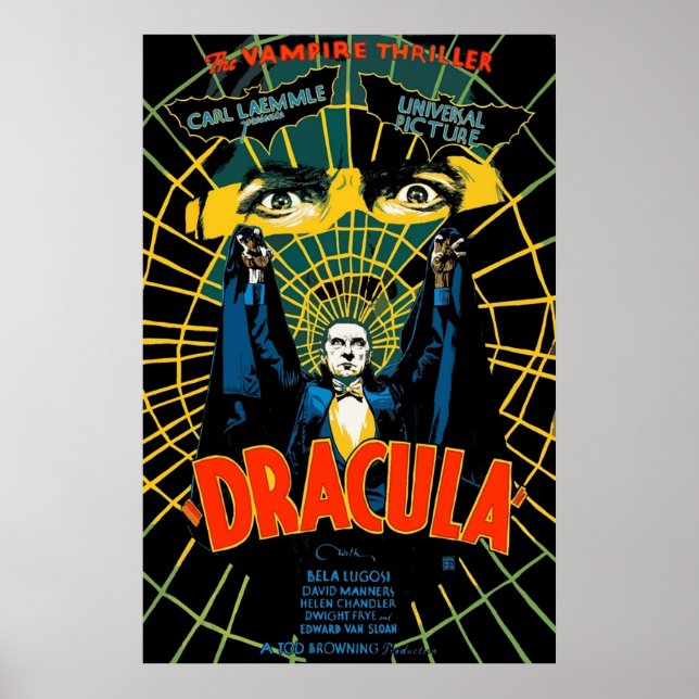Affiche Retro Dracula (Devant)