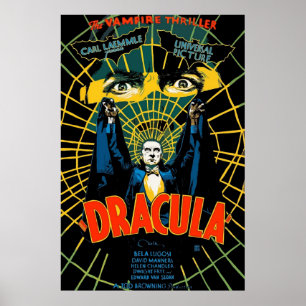 Affiche Retro Dracula