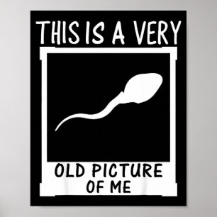 Affiche Rétro Drôle C'est Une Très Vieille Photo De Moi Bl