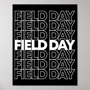 Affiche Retro Field Day