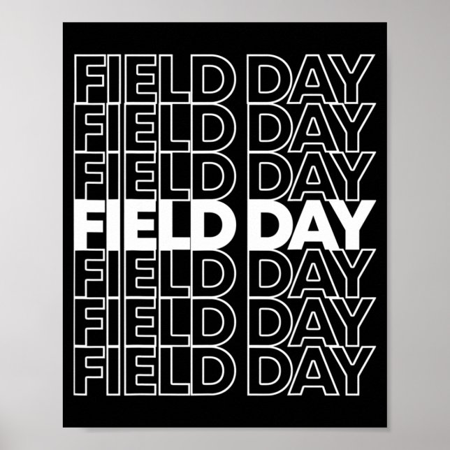 Affiche Retro Field Day (Devant)